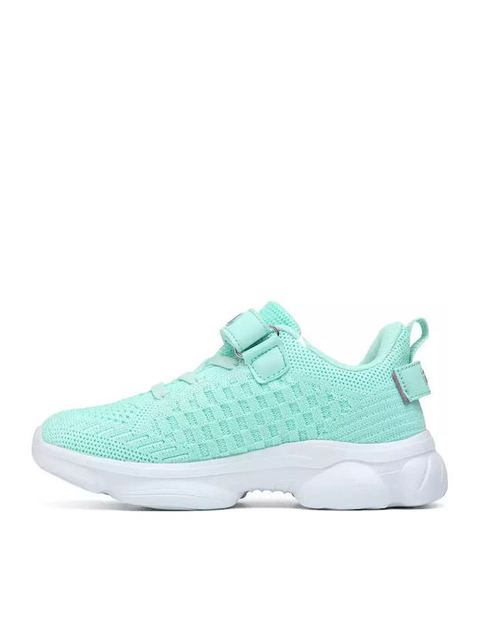 Memory Musha Παιδικά Sneakers Ανατομικά με Σκρατς Τιρκουάζ