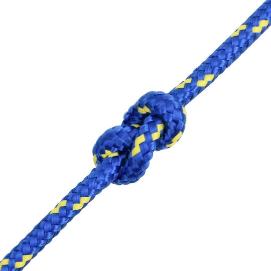 vidaXL Rope Knitted 6mm Blue