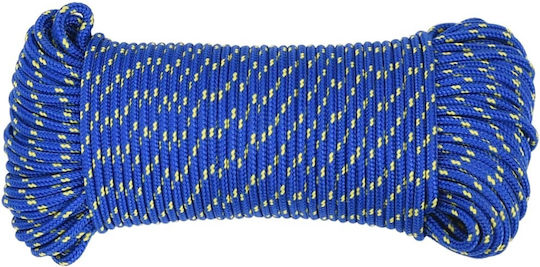 vidaXL Σnur Tricotat 5mm 100m Polipropilenă Blue