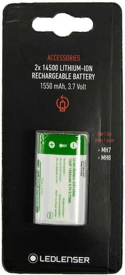 LedLenser Επαναφορτιζόμενη Μπαταρία 14500 Li-ion 1550mAh 3.7V 1τμχ