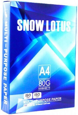 Snow Lotus Χαρτί Εκτύπωσης A4 80gr/m² 500 φύλλα