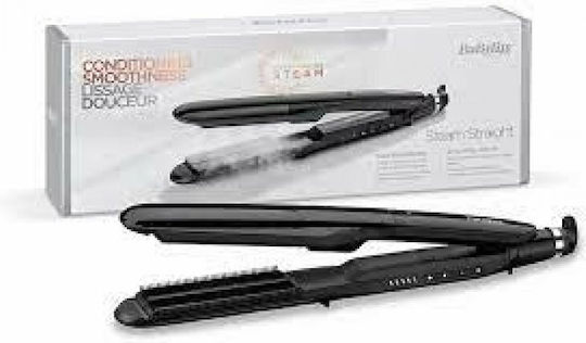 Babyliss Steam Straight ST492E Πρέσα Μαλλιών με Ατμό και Κεραμικές Πλάκες