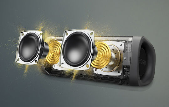 Earfun Uboom L Wasserdicht Bluetooth-Lautsprecher 28W mit Akkulaufzeit bis zu 16 Stunden Schwarz