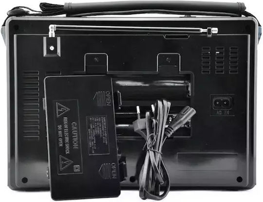 Waxiba XB373BT Retro Φορητό Ραδιόφωνο Επαναφορτιζόμενο με Bluetooth και USB Κόκκινο