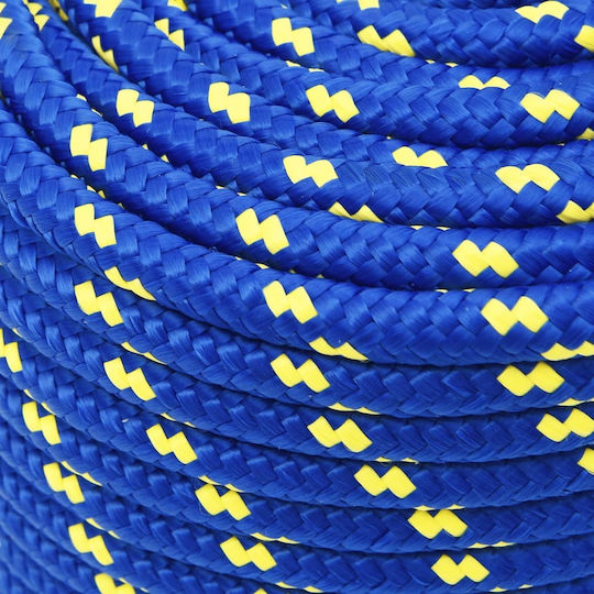 vidaXL Blue Rope Diameter 14mm Length 100m Work Rope Blue 14mm 100m made of Polypropylene