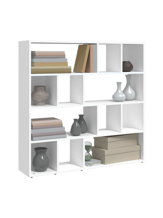 Bibliothek Weiß 105x24x102cm