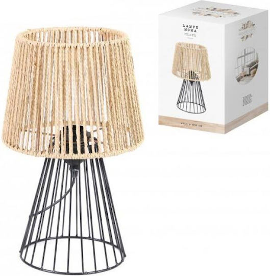 Decorative Lamp with Socket for Bulb E27 Black