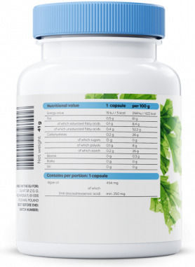 Osavi Omega 3 Vegan DHA Ulei De Ficat De Cod 250mg 60 Capsule Pe Bază De Plante