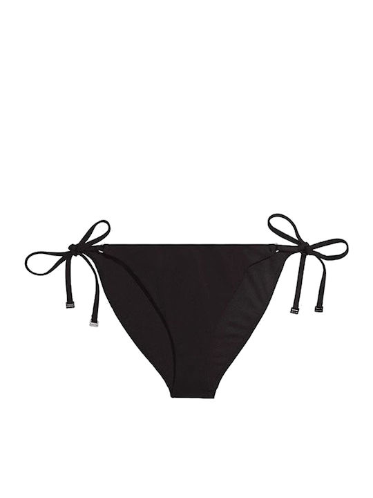 Bikini Slip with Ties Black