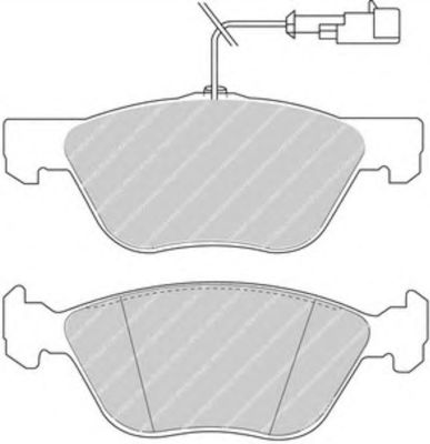 Ferodo Plăcuță de frână Față 4buc pentru Alfa Romeo Alfa 145 / Alfa 146 / Alfa 147 / Alfa 155 / Alfa 156 / Păianjen Fiat Felicitări / Marea / Multipla Lancia Delta / Lybra