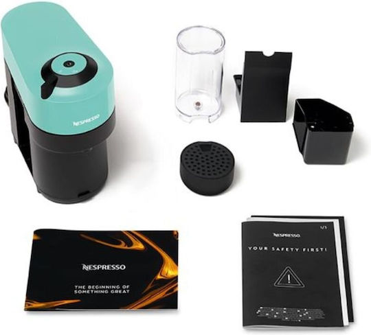 Nespresso Vertuo Pop Καφετιέρα για Κάψουλες Vertuo Aqua Mint