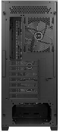 Antec AX90 Геймърско бюро Midi Tower Компютърна кутия със страничен прозорец и RGB осветление Черен