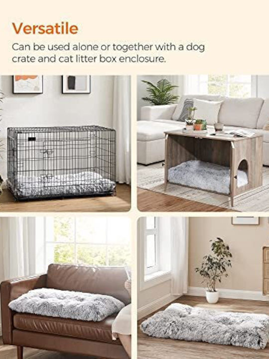 PGW203G01 Pillow Dog Rectangle Gray 110x73cm