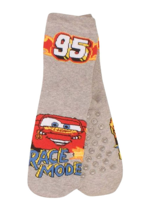 Disney Non-slip Kids' Ankle Socks Cars Multicolored 3 Pairs