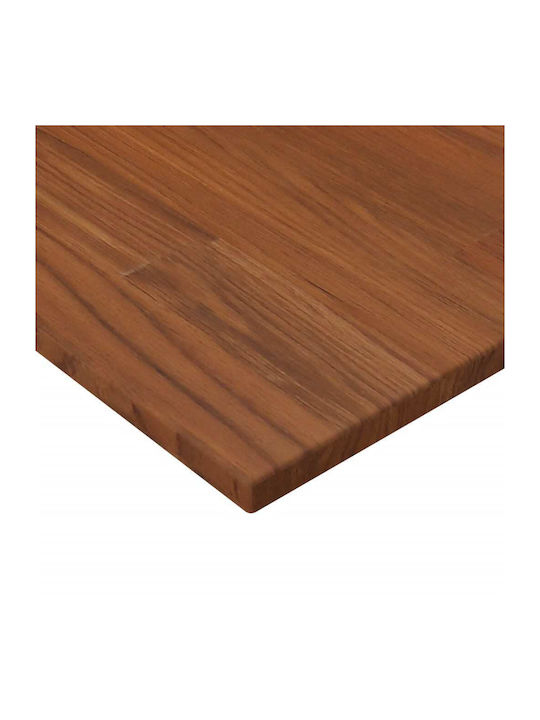 vidaXL Rectangular Bathroom Vanity Unit made of Solid Wood Dark Brown 80x40x1.5cm 343024 1pcs