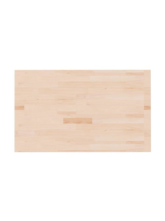 vidaXL Πάγκος Μπάνιου από Μασίφ Ξύλο 60x40x2.5cm 342940