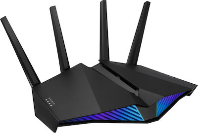 Asus RT-AX82U V2 Ασύρματο Router Wi‑Fi 6 με 4 Θύρες Gigabit Ethernet