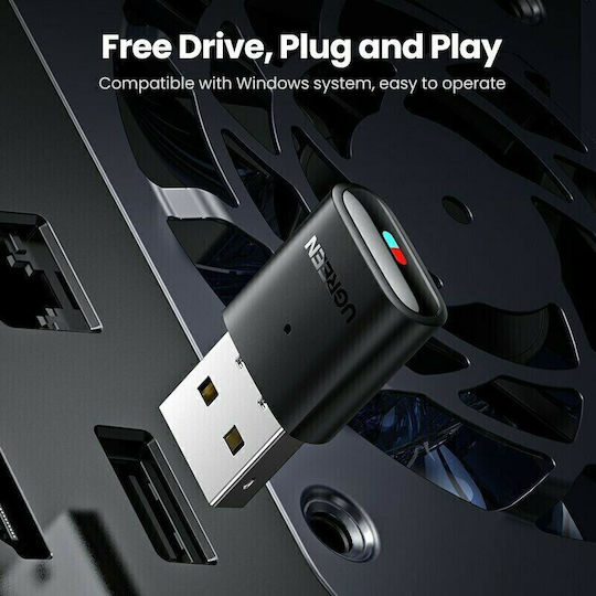 Ugreen 10928 Bluetooth-Empfänger für PS3 / PS4 / Switch / PS5 Schwarz