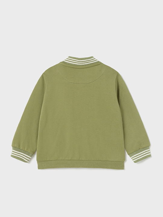 Kinderstrickjacke Khaki