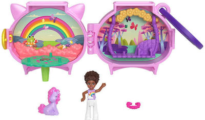 Mattel Παιχνίδι Μινιατούρα Polly Pocket Unicorn για 4+ Ετών (Διάφορα Σχέδια) 1τμχ