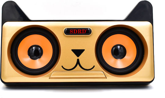 Ηχείο Karaoke με Ασύρματα Μικρόφωνα SDRD 305 Χρυσό