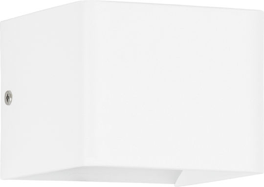 GloboStar Circoa Επιτοίχια Εξωτερική Πλαφονιέρα LED IP44 10W με Θερμό Λευκό Φως Διπλής Δέσμης 10x8x10εκ.