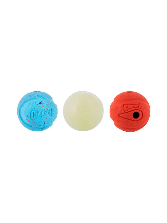 Chuckit Fetch Medley Ball Toy Dog with Sound Medium 3pcs
