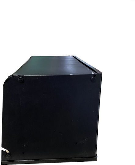 Sidirela Ψωμιέρα με Καπάκι Ξύλινη Μπεζ 40.5x21x19cm