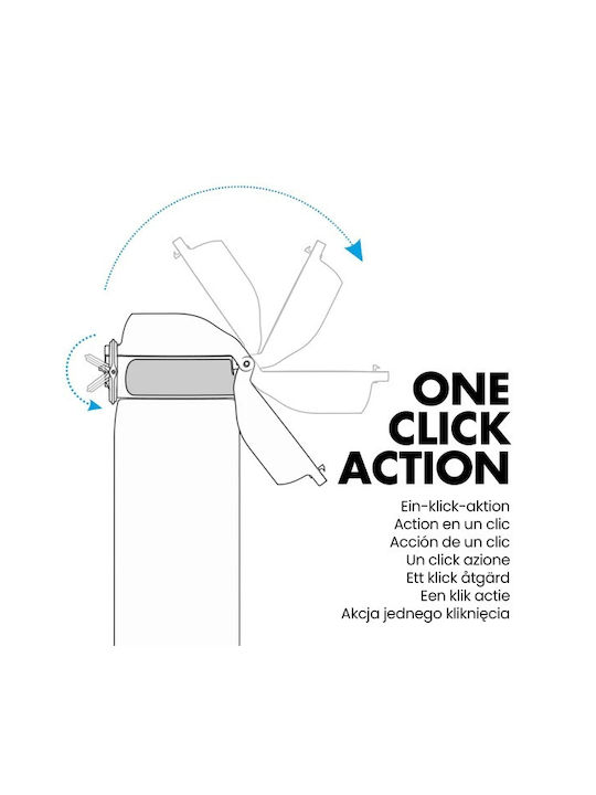 Ion8 Motivator Πλαστικό Παγούρι 1000ml Πολύχρωμο