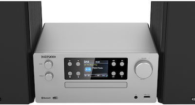 Kenwood Ηχοσύστημα 2.1 M-925DAB-S 100W cu CD / Media digitale Player și Bluetooth Argint