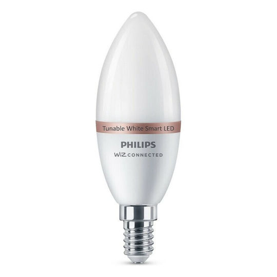 Philips Smart Bulb LED 4.9W for Socket E14 and Shape C37 Adjustable White 470lm