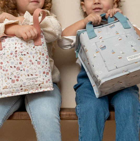 Little Dutch Sailors Bay Σχολικό Ισοθερμικό Τσαντάκι Φαγητού Χειρός 4lt Μπλε 20x12x21.5εκ.