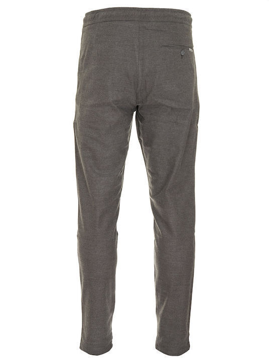 Pepe Jeans Men's Trousers Elastic in Relaxed Fit Gray