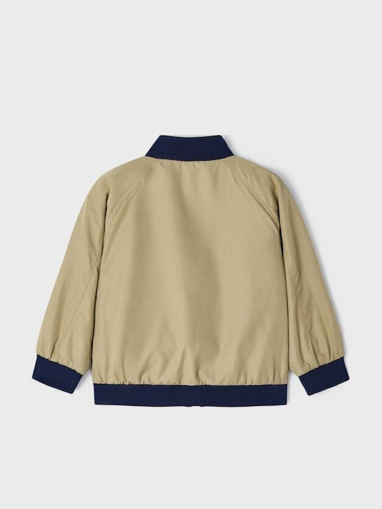 Kids' Bomber Short Windproof Double Sided Navy Blue