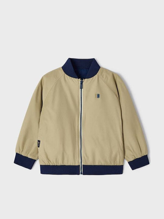 Kids' Bomber Short Windproof Double Sided Navy Blue