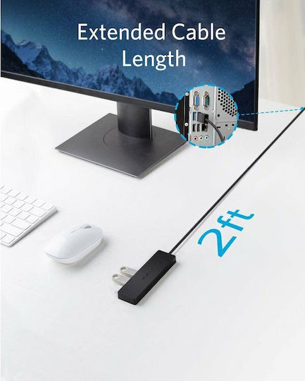 Anker USB 3.0 4 Port Hub with USB-A Connection