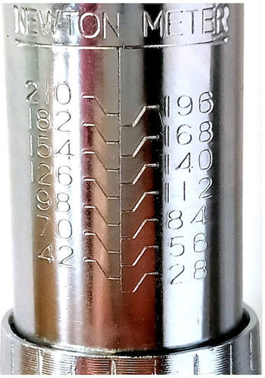 Tagred Δυναμόκλειδο Καρέ 1/2" Ροπής 28-210 Nm