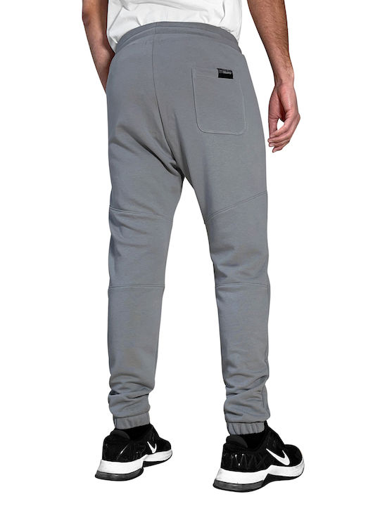 3Guys Oscar Men's Sweatpants with Rubber Gray