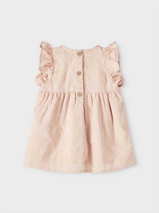 Name It Παιδικό Φόρεμα Αμάνικο Ροζ