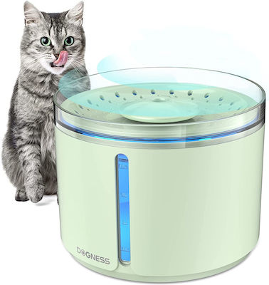 Dogness Water Fountain Automatic Cat Waterer Fountain Green 2.2lt