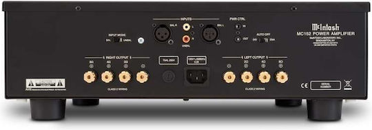 McIntosh MC152 Τελικός Ενισχυτής Hi-Fi Stereo 17622 Μαύρος
