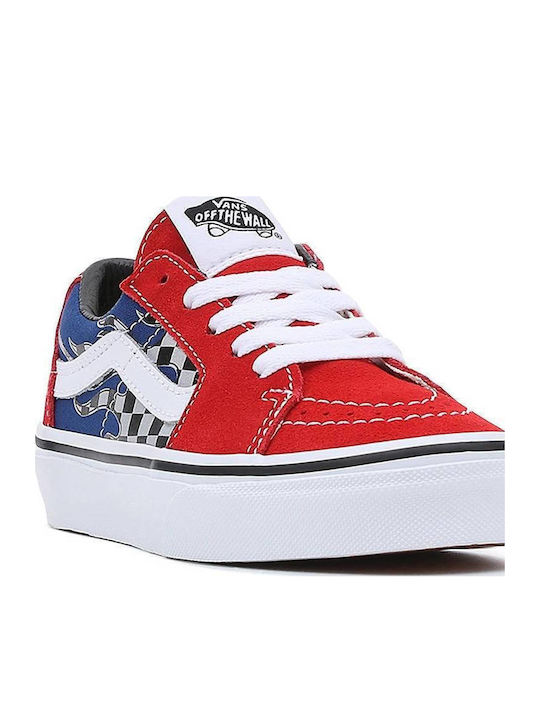 Reflect Check SK8 Kids Sneakers Red