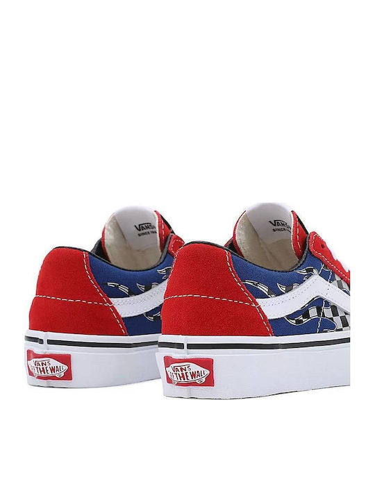 Reflect Check SK8 Kids Sneakers Red