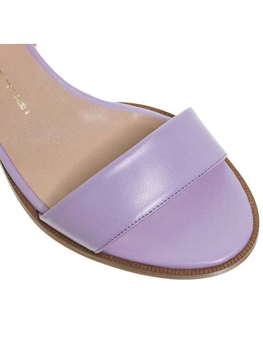 Mourtzi Leather Women's Sandals Lilac 0202230079