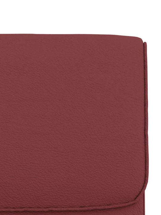 Sessel mit Armlehnen Bordeaux 55x64x80cm 1Stück
