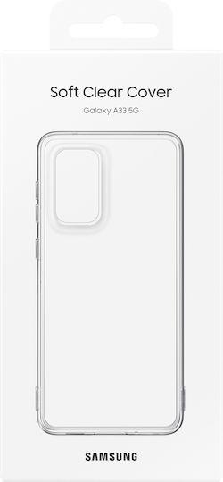 Samsung Soft Clear Cover Задна корица Силикон Transparent (Galaxy A33 5G)