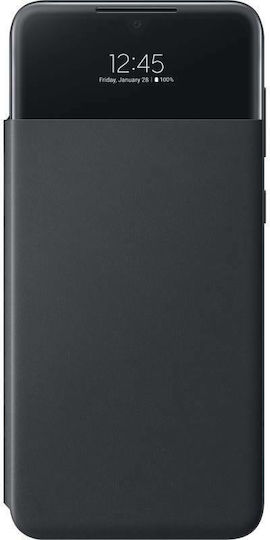 Samsung S View Wallet Cover Synthetic Leather / Plastic Black (Galaxy A33 5G)