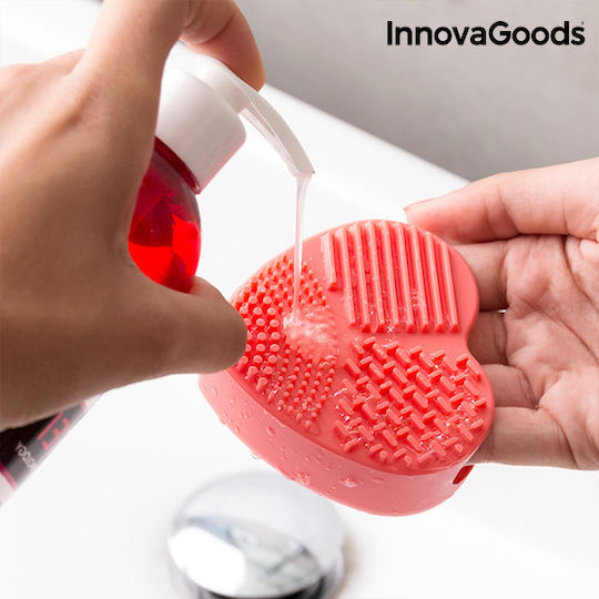 InnovaGoods Επιφάνεια Καθαρισμού Πινέλων Κόκκινη Heart