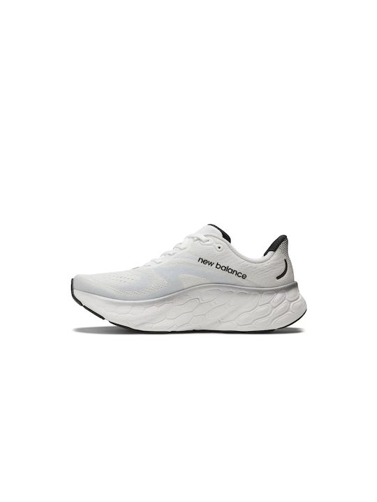New Balance Fresh Foam X More v4 Ανδρικά Αθλητικά Παπούτσια Running Λευκά