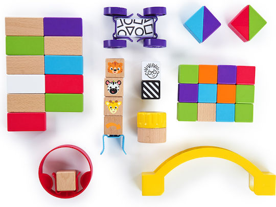 Hape Curious Creator Kit Wooden Building Blocks for 12 Plus Years 40 Pieces